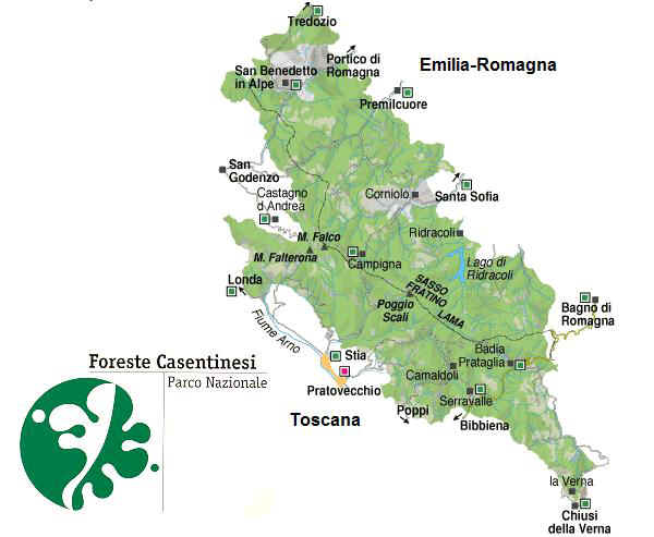 Parco Nazionale delle Foreste Casentinesi, Campigna e Monte Falterona