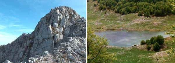 Monte Petroso e Lago Vivo