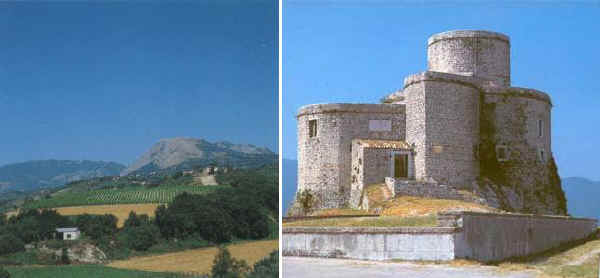 Monte Taburno e Castello medievale