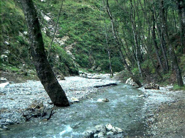 Ruscello lungo il Vallone delle Ferriere