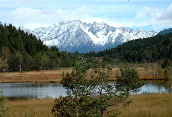 Vista dell'Adamello dalla Riserva Naturale Pian Gembro