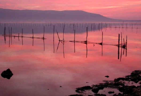 Tramonto sul Lago di Varano