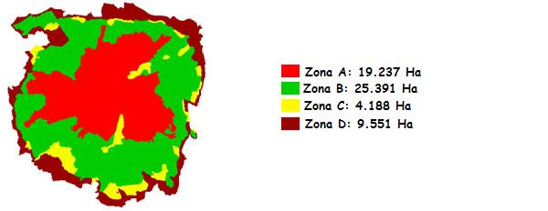 Zone del Parco dell'Etna