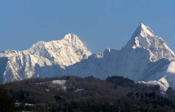 Le Alpi Apuane viste da Rometta