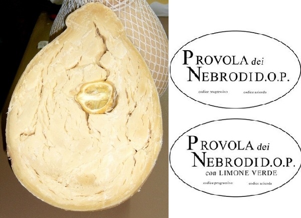 Provola dei Nebrodi con limone