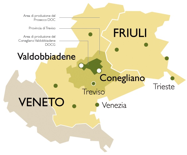 Conegliano Valdobbiadene Prosecco DOCG