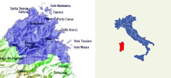 Zona di produzione del Vermentino di Gallura DOCG 